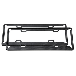 Manufacturers supply license plate frame license plate frame multi-specification car license plate frame new standard carbon fiber license plate frame with screws