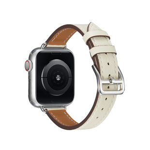 Кожаный ремешок подходит для Apple Watch Applewatch Простой кожаный тонкий S10 женский ремешок для похудения