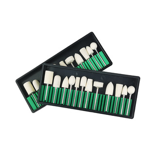 12pc Support Wool Grinding Head Set Nail Grinding Head Grinding Machine Electric Nail Grinding and Polishing Grinding Head 2.35 Bing