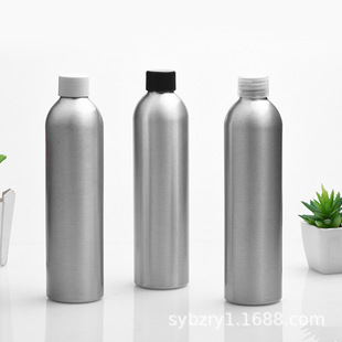 Packaging Materials 300ml Metal Coated Aluminum Cosmetic Bottle Liquid Dispensing Bottle Standard Screw Cap Coke Cap