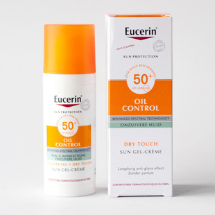 EUCERIN/Юзелин Солнцезащитный крем для контроля масла освежающий и не душные прыщи Солнцезащитный крем для лица SPF50 50ml