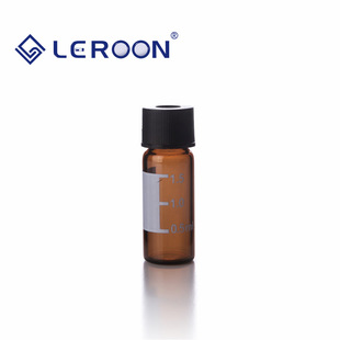 1.5ml sample bottle transparent brown graduated writing gas liquid chromatography bottle 8-425 sample bottle Island