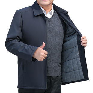 Grandpa Cotton Dad Winter Jacket Loose Middle-aged and Elderly Cotton-padded Jacket Men's Jacket Cotton-padded Clothes New Style Warm-keeping for Men
