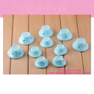 Factory supply silicone curler mushroom curler Bell curler does not hurt hair curler OPP