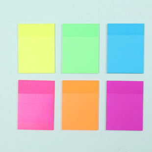 Yue's PET Post-it notes multi-size transparent Post-it notes index notes A4 B6 B5 multi-size optional note stickers