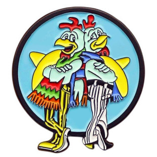 Deadly Poison man brooch Los Pollos Hermanos fried chicken brother pin badge paint enamel badge