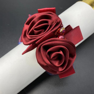 Hair rope ponytail women's simple temperament South Korea head rope hair band Mother hair accessories headdress flower accessories hair ring