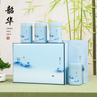 Tea packaging box green tea gift box empty box high-grade universal biluochun Longjing Maojian tea gift box printed