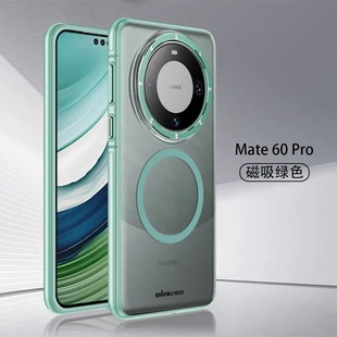 Wlons для Huawei Mate 60Pro Магнитный чехол для скраб с защитой от отпечатков пальцев Mate 60RS корпус