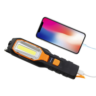 Светодиод с магнитным COB Автомобильный ремонтный свет Рабочий свет USB-функция перезаряжаемый портативный фонарик для наружного освещения