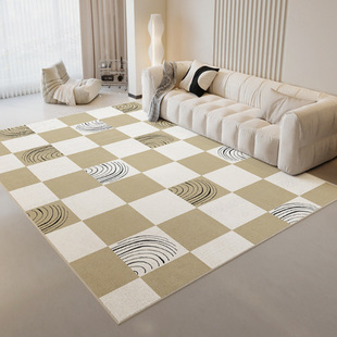 Modern Simple Cream Easy-to-take Carpet Home Decoration Living Room Non-slip Sofa Blanket Bedroom Dirt-resistant Bedside Blanket