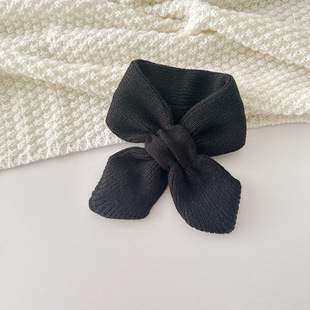 Korean Style Baby Scarf Autumn and Winter Knitted Scarf Cute Baby Outdoor Warm Wool Set Neck Men's and Women's Baby