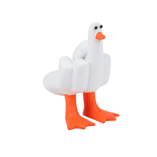 Трансграничная горячая распродажа Duck You средний палец утиная смола ремесла украшения креативный домашний стол украшения