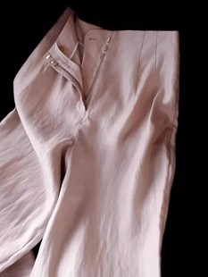 Популярный в этом году Tian Silk Светло-розовые вертикальные брюки женские свободные и удобные рамовые брюки весной и летом