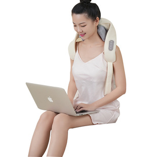 Massage shawl cervical vertebra massager shoulder neck calf waist neck electric massager gift shawl source factory