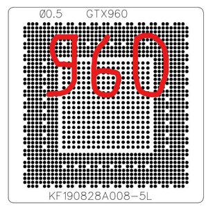 Стальная сетка BGA для видеокарты RX470 66001060 16653080 2080TI 5700XT 20603070
