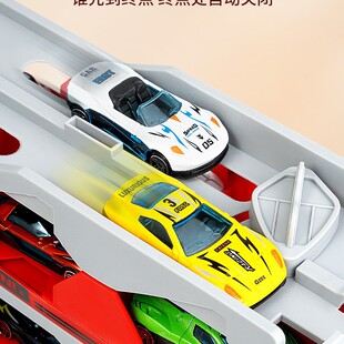Deformation big truck children's alloy storage container engineering truck track ejection car boy toy big truck