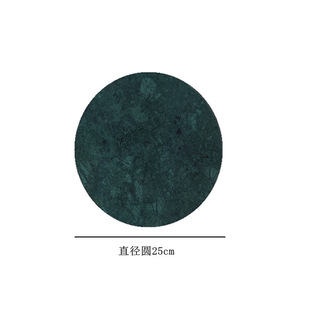 temu cross-border minimal wind round marble dinner plate decorative plate toilet bathroom cosmetics storage plate