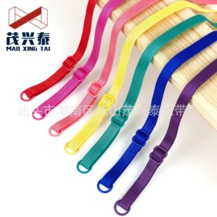 Spot supply 0.8cm polyester light belt multifunctional adjustable elastic belt color optional underwear bra shoulder strap