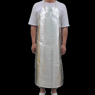 Aluminum Foil Apron, Insulated Kitchen, High Temperature Resistant, Anti-splash, Flame Retardant Clothing, Anti-oil Stain, Smelting, Anti-scalding and Anti-frost