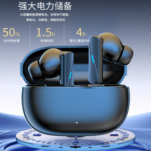Popular Factory New Mate-50 Bluetooth Headset Anc Active Noise Reduction Enc Call Short Handle In-Ear Bluetooth