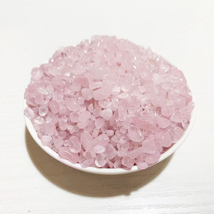 Wholesale Natural Crystal Gravel Pink Amethyst Colorful Crystal Fish Tank Flower Pot Decorative Degaussing Crystal Gravel
