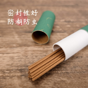 In-Stock Leather Dragon Pattern Paper Incense Tube Round Tube Incense Holder Thickened and Hardened Agarwood Sandalwood Tube Long Incense Holder