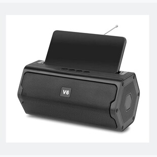 V6 Bluetooth-динамик Африканский популярный динамик Кронштейн для мобильного телефона аудио портативный открытый небольшой аудио квадратный танцевальный сабвуфер