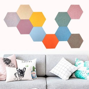 Self-adhesive Hexagon Self-adhesive Photo Wall Stickers Decoration Kindergarten Display Wall Sofa Background Wall Decoration INS