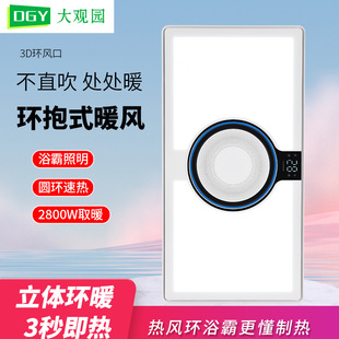 Dayuan Garden Встроенная лампа для ванной комнаты воздухонагреватель вытяжной светильник Встроенный обогреватель 3169 фигура 800*800