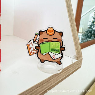 Desktop Capibala Small Gift Cute Desktop Inspirational Learning Stand Creative Acrylic as Style Note Holder