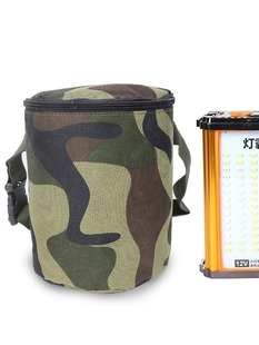 Camouflage Waist Bag Military Fan Wild Fishing Headlight Bag Cosmetics Bag Outdoor Gas Lamp Split Headlight Waist Bag Strap Camouflage Bag