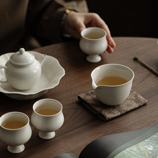 Plant Ash Ancient Mud Public Cup Kung Fu Tea Set Ceramic Tea Sea Tea Ceremony Accessories Tea Fitting Household Public Cup