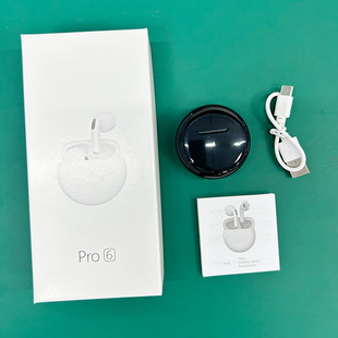 Новая трансграничная Bluetooth-гарнитура Pro6, настоящая беспроводная внутриканальная гарнитура со сверхдлительным временем автономной работы, спортивная беспроводная Bluetooth-гарнитура TWS