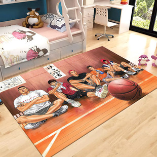 Slam Dunk Master Carpet Sakuragi Flower Way Rukawa Maple Cartoon Animation Boy Living Room Bedroom Bedside Basketball Floor Mat