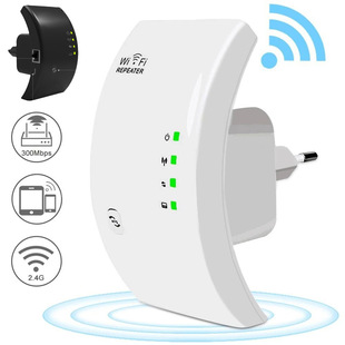 300M wireless network repeater route WIFI signal amplifier extender arc repeater Repeater