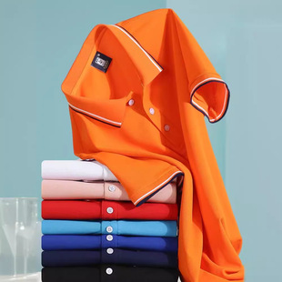Catering overalls T-shirt short sleeve summer hotel hot pot barbecue shop waiter men's and women's clothing polo shirt formulation