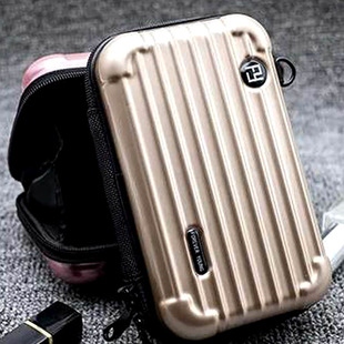 7inch PC Hard Shell Cosmetic Bag Waterproof Toiletries Bag Clutch Travel Storage Bag Diagonal Shoulder Bag Customized LOGO
