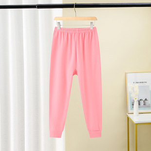 New children's autumn pants boys cotton wool pants girls leggings autumn and winter children's cotton pants warm pants wholesale