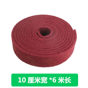 Red industrial scouring pad polishing and descaling wire drawing Emery kitchen brush pot dish washing barbecue household cleaning