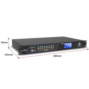 GAX-8008 Professional Intelligent 8-channel power sequencer with RS232COM Interface peripheral equipment sequencer