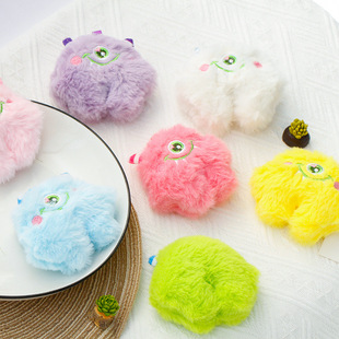 Little monster plush accessories cute cartoon brooch doll doll pendant jewelry socks clothing accessories wholesale