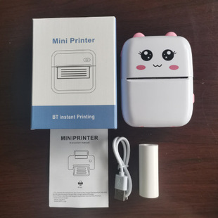 Mini Printer Children's Portable Thermal Machine Pocket Photo Student Wrong Topic Search Bluetooth Label Printer
