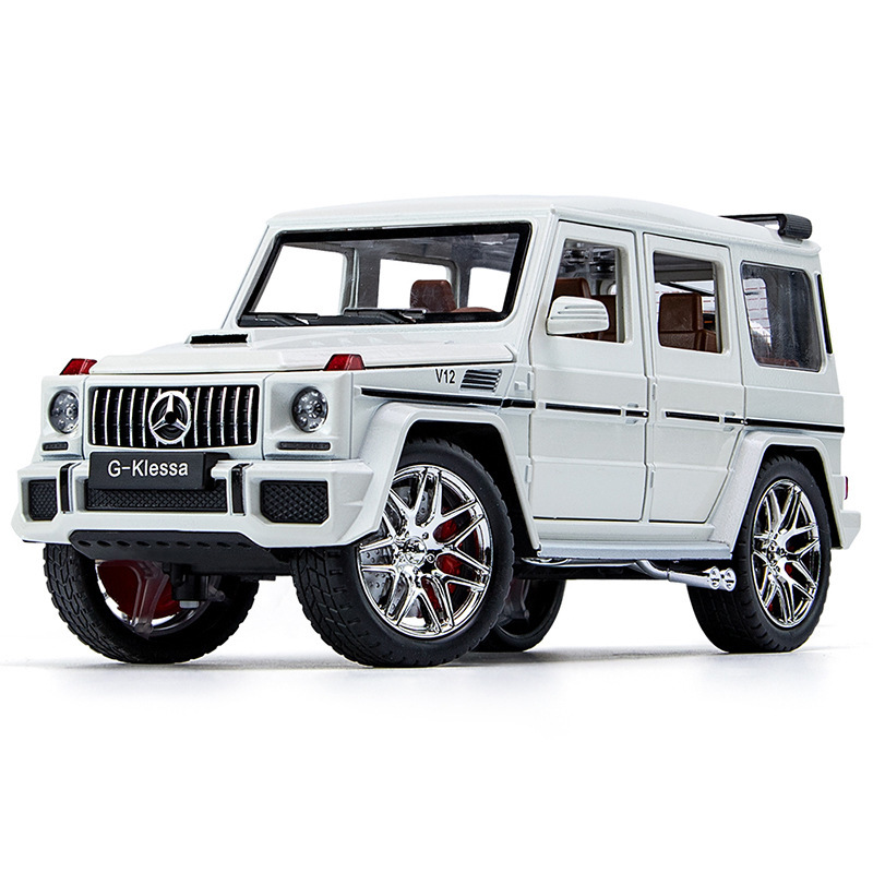 1/24 G63 AMG qotishma model avtomobil bolalar o'yinchoq avtomobil modeli