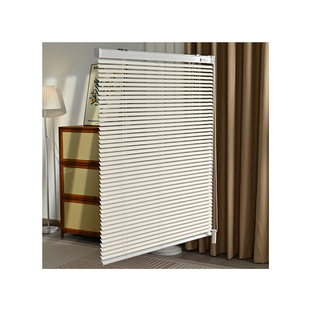 pvc Blinds Home Curtains Office Bedroom Manual Adjustable S-shaped White Leaf Curtains Study Blackout Curtains