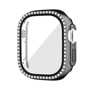 Для Apple Watch Чехол Apple Watch 9 Ultra Diamond Интегрированный чехол iWatch Защитная крышка
