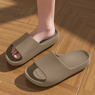 New Outdoor Men's Summer EVA Slippers Silent Bathroom Couple Non-Slip Home Slippers Foot Arch Sandals Women's Spring