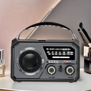 2025 новый наружный аварийный Bluetooth накопил энергию радио с зарядкой Pao солнечная ручная зарядка фонарик