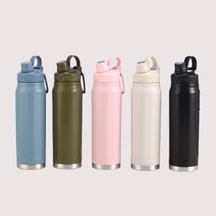 Store recommend outdoor large capacity stainless steel thermos cup sports water Cup portable Portable Kettle climbing pot
