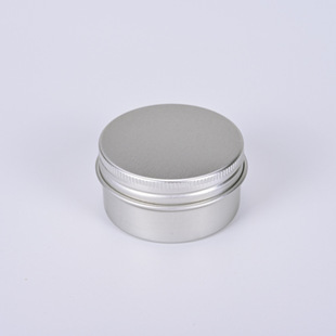 30ml small aluminum box 47*24mm threaded aluminum box vanilla cream blue and white cream Ointment Cream small aluminum box